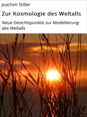 cover image of Zur Kosmologie des Weltalls